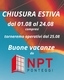 Chiusura Estiva Chiusura Estiva
